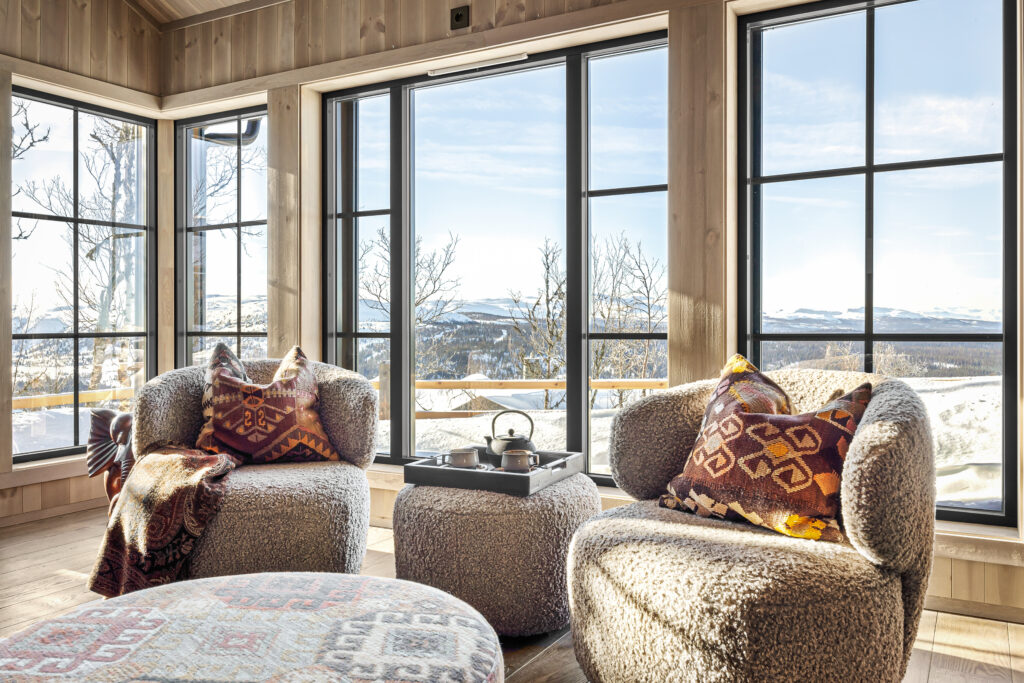 Hyttemodell Skaget med hems © Skåbu Tradisjonsbygg