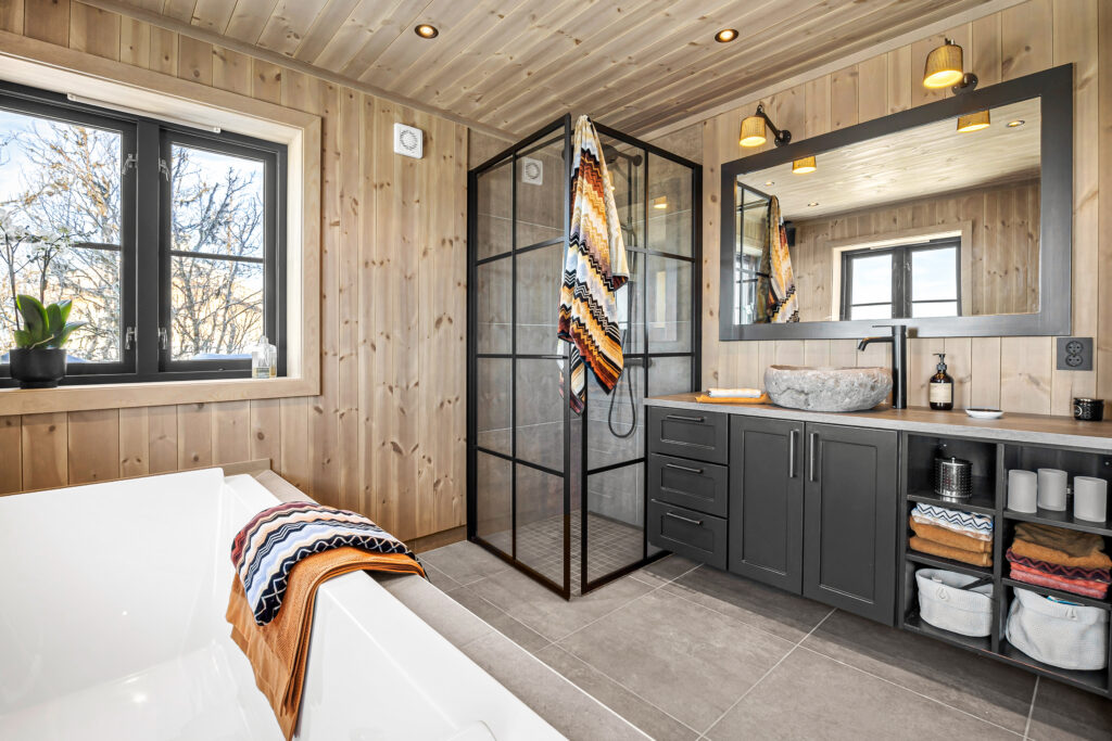 Hyttemodell Skaget med hems © Skåbu Tradisjonsbygg